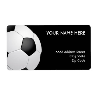 Étiquettes de adresse de football