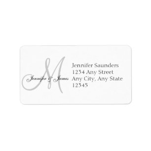 Étiquettes de adresse de la carte de réponse Maria