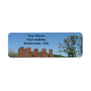 Étiquettes de adresse de missions de pueblo de