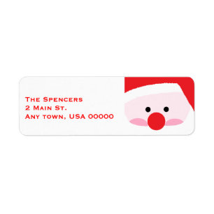 Étiquettes de adresse de "Père Noël"