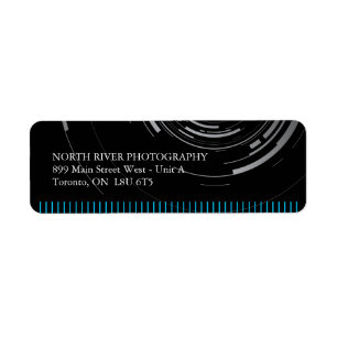 Étiquettes de adresse de photographe
