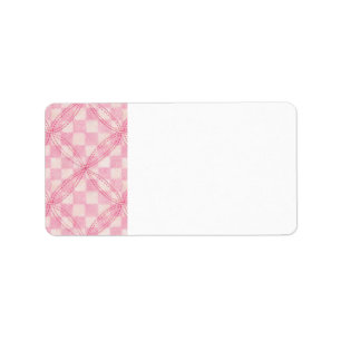 Étiquettes de adresse DE REQUÊTE DE CONTRÔLE ROSE
