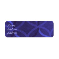 Étiquettes de adresse de tourbillon violet