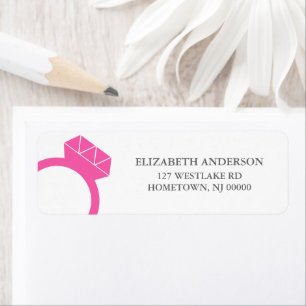 Étiquettes de adresse Diamond Ring