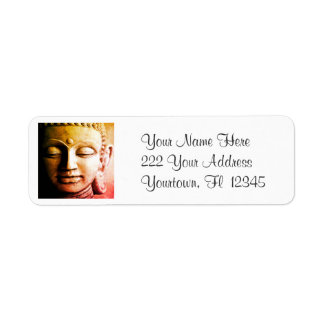 Étiquettes de adresse d'images Bouddha