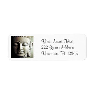 Étiquettes de adresse d'images Bouddha