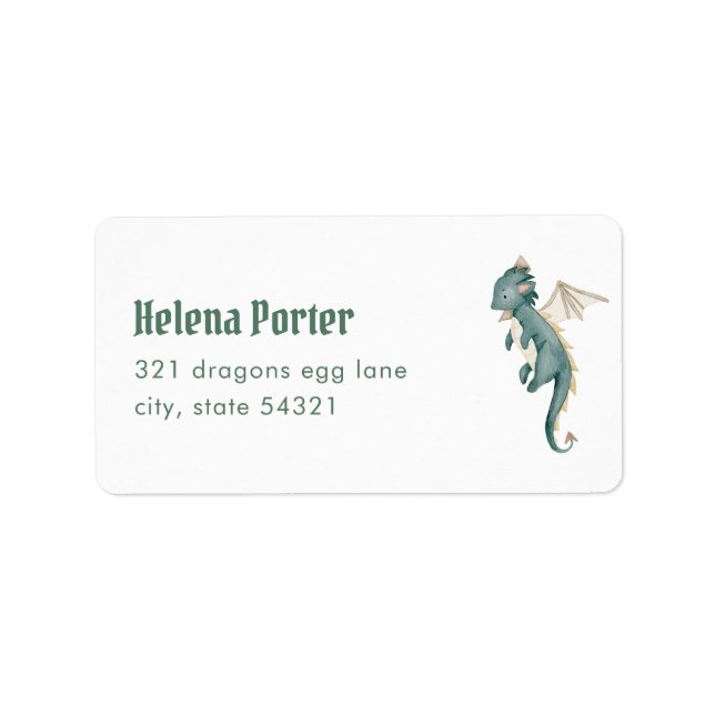 Étiquettes de adresse du Baby shower mythique Drag (Devant)
