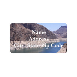 Étiquettes de adresse du fleuve Colorado