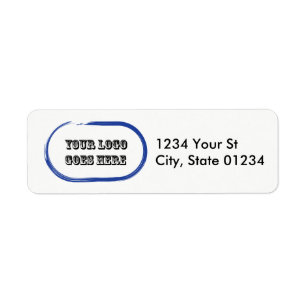 Étiquettes de adresse faits sur commande de retou