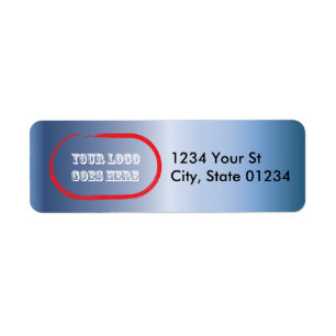 Étiquettes de adresse faits sur commande en acier