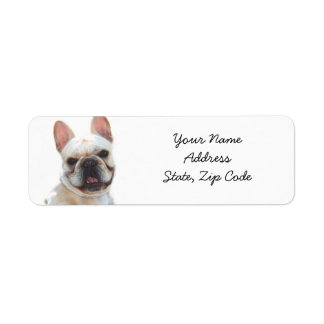 Étiquettes de adresse français de Bulldog