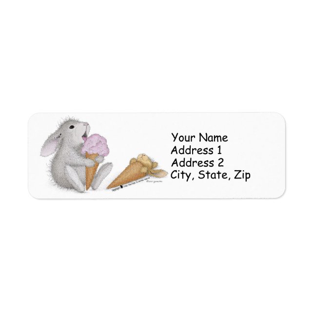Étiquettes de adresse HappyHoppers® (Devant)
