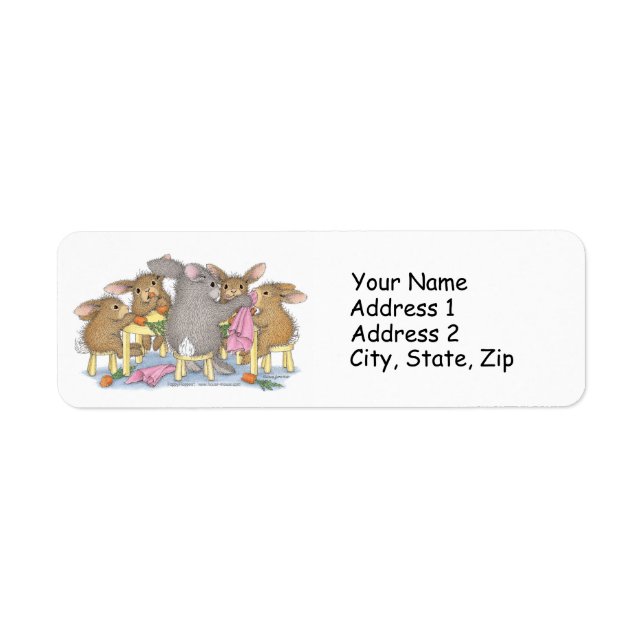 Étiquettes de adresse HappyHoppers® (Devant)