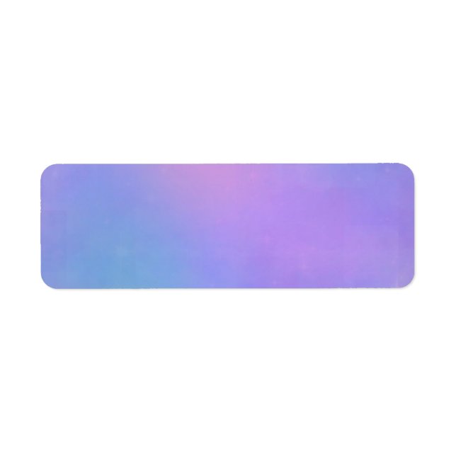 Étiquettes de adresse lavande, bleu et rose (Devant)