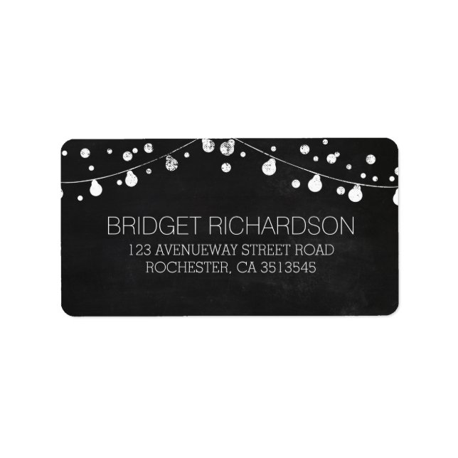 étiquettes de adresse mariage (Devant)