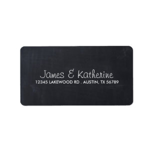 Étiquettes de adresse Mariage de tableau de bord