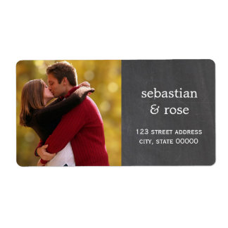 Étiquettes de adresse photo personnalisés
