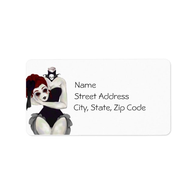 Étiquettes de adresse sans tête (Devant)