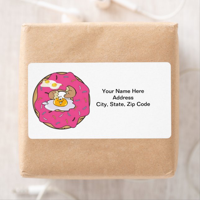 Étiquettes de bacon d'oeufs (En situation)