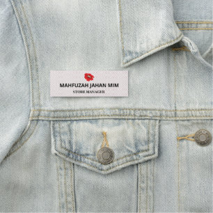 Étiquettes de badges et de noms personnalisés Tr