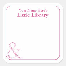 & Étiquettes de bibliothèque | Livre de carte de v