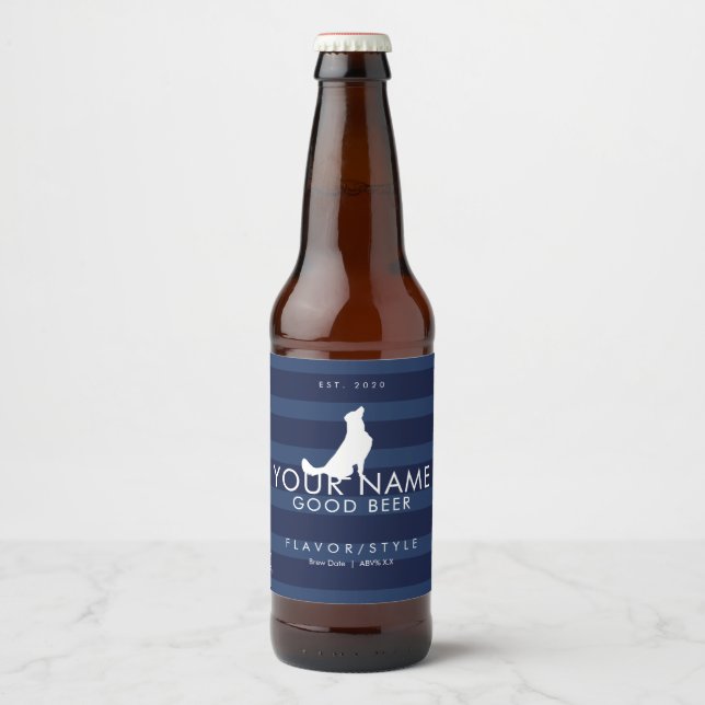 Étiquettes de bière artisanale customisée par Gara (Devant)