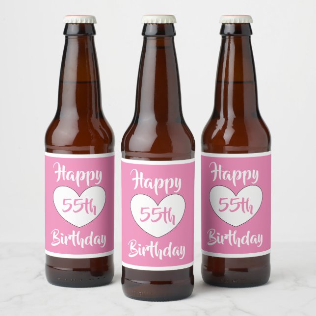 étiquettes de bière de 55e anniversaire par dalDes (Bouteilles)