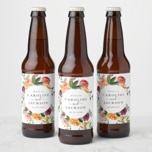 Étiquettes de bières personnalisés pour Mariage d'