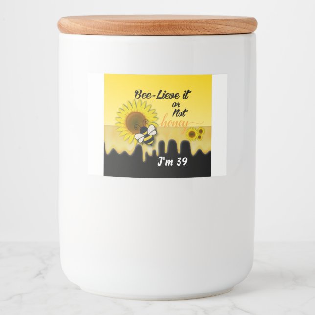 Étiquettes de bocaux et de contenants alimentaires (Devant)