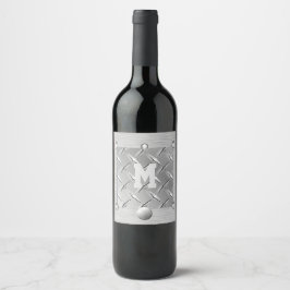 Étiquettes de boissons en métal et en acier