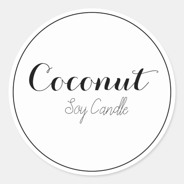 Étiquettes de bougies (Devant)