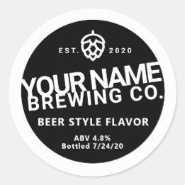 Étiquettes de bouteille de bière personnalisés - C