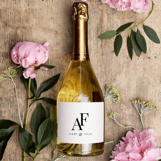 Étiquettes de bouteille de mariage | Étiquette de  (Personalized wedding bottle labels for favors, showers, receptions, and welcome drinks)
