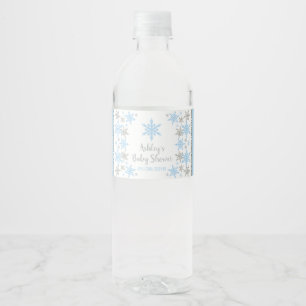 Étiquettes de bouteille d'eau de baby shower du