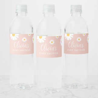 Étiquettes de bouteille d'eau pour Baby Shower fil