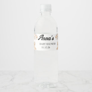 Étiquettes de bouteille d'eau pour Baby Shower our