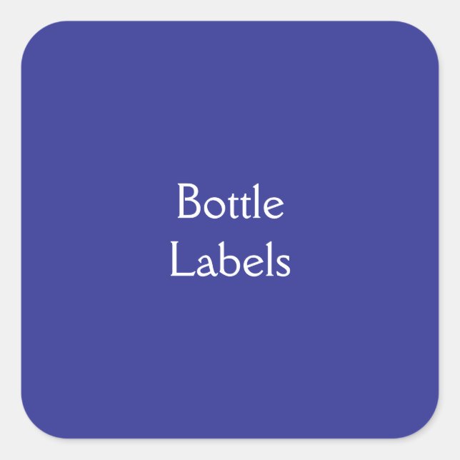 Étiquettes de bouteilles (Devant)