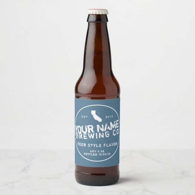 Étiquettes de bouteilles de bière personnalisés (Devant)