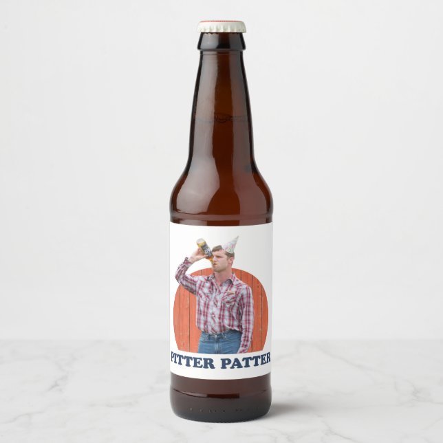 Étiquettes de bouteilles de bière personnalisés (Devant)