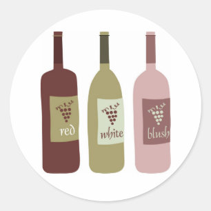 Étiquettes de bouteilles de vin