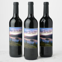 Étiquettes de bouteilles de vin personnalisées