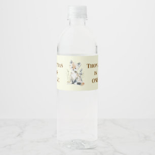 Étiquettes de bouteilles d'eau pour première année