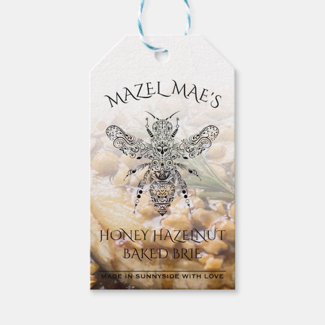 Étiquettes de brie faits maison (Devant)
