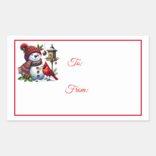 Étiquettes de cadeau autocollantes de Noël