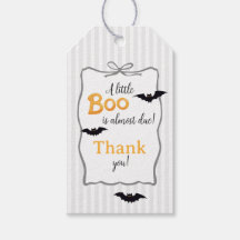 Étiquettes de cadeau Baby shower pour Little Boo H