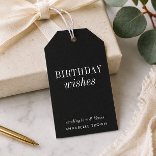 Étiquettes de cadeau d'anniversaire Étiquettes d