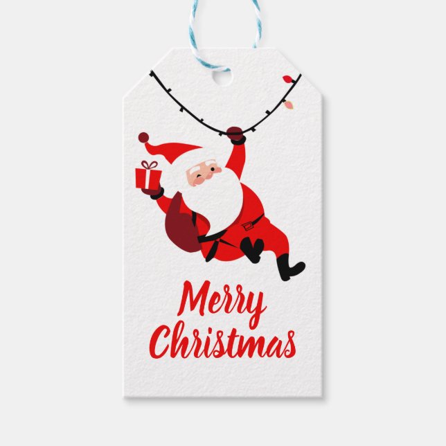 Étiquettes de cadeau de Joyeux Noël Étiquettes de  (Devant)