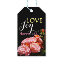 étiquettes de cadeau de la Saint-Valentin Amour Jo