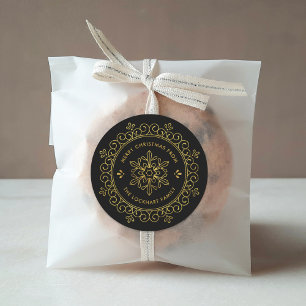 Étiquettes de cadeau de Noël personnalisées par