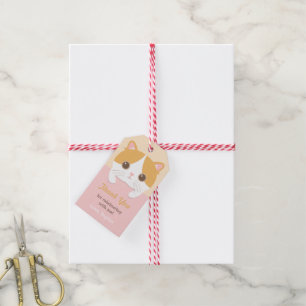 Étiquettes de cadeau de remerciement pour annivers